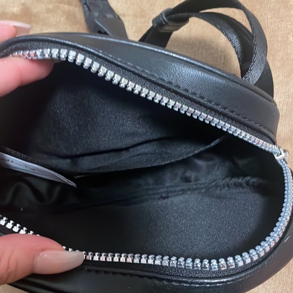 Sparkly black Kendall and Kylie Fanny pack bum bag - Picture 2 of 2